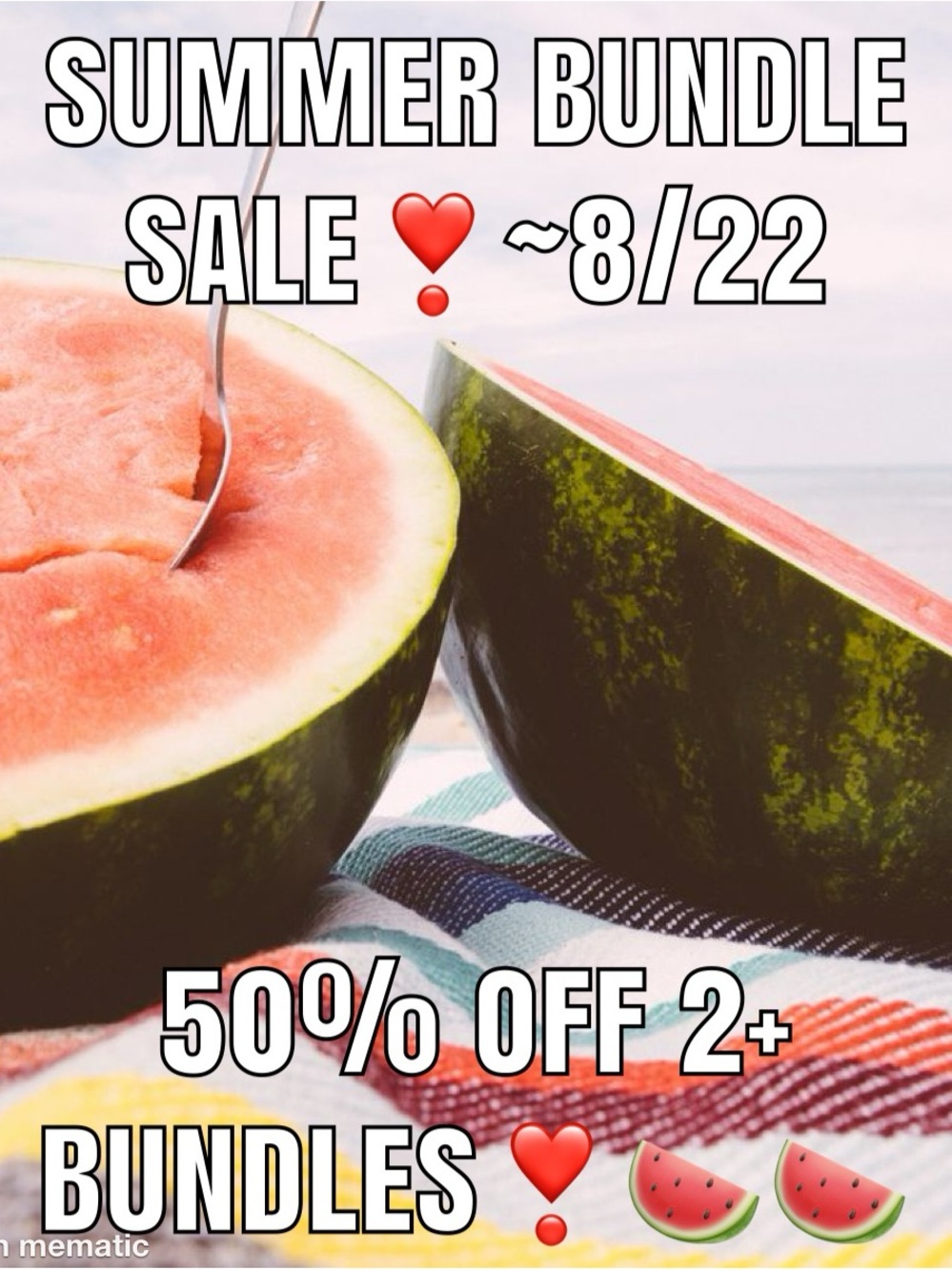 Summer Bundle Sale! Limited time while supplies last❣️ through 8/22/2026